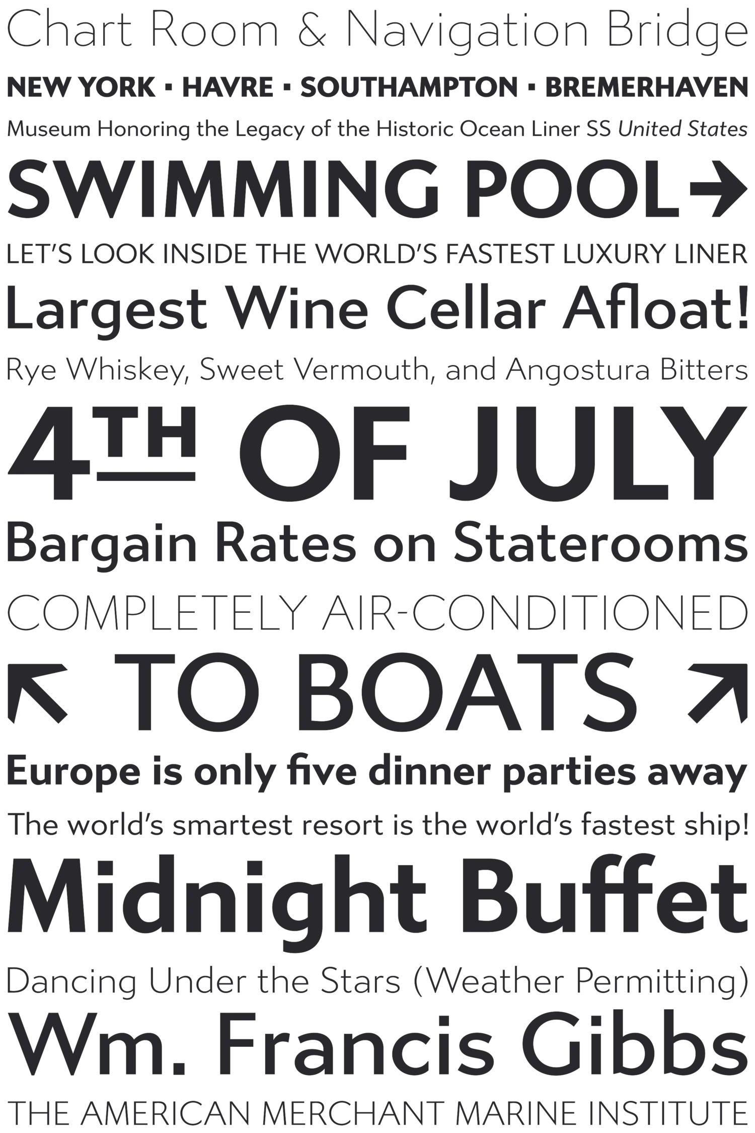 Gibbs font sample